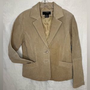 Outer Edge suede blazer